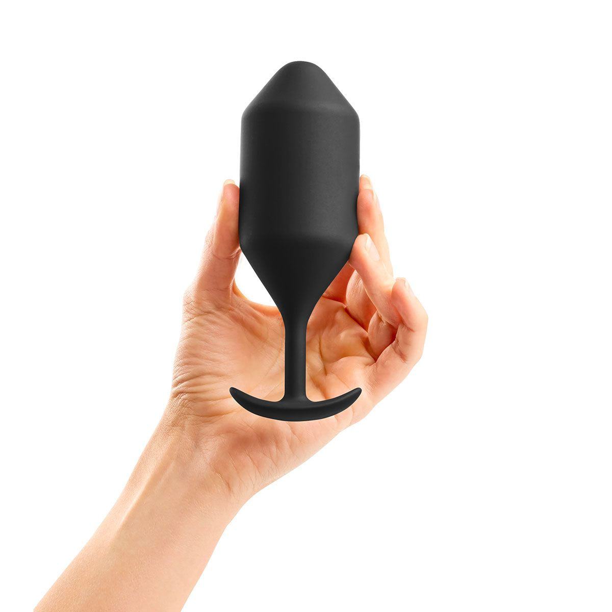 Купить чёрная пробка для ношения b-vibe snug plug 5 - 14 см. Image