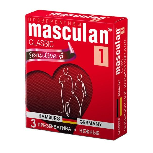 Купить нежные презервативы masculan classic 1 sensitive - 3 шт. Image