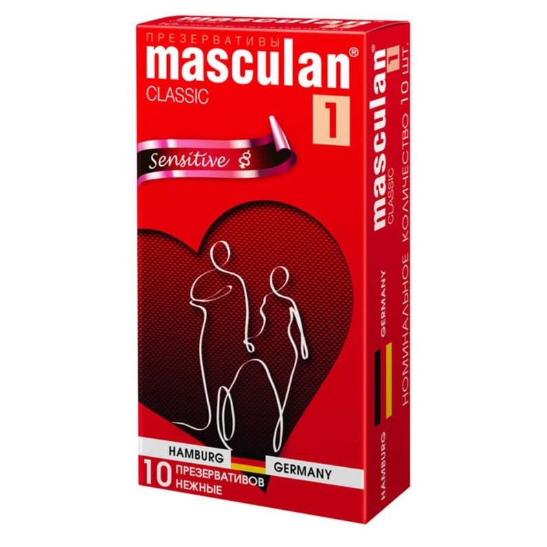 Купить нежные презервативы masculan classic 1 sensitive - 10 шт. Image