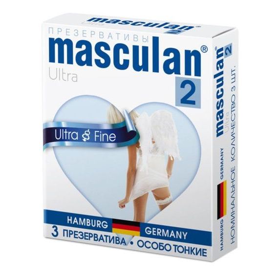 Купить особо тонкие презервативы masculan ultra fine - 3 шт. Image