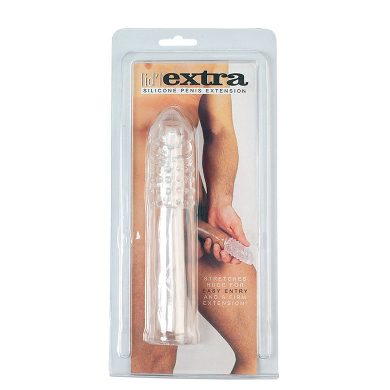 Купить насадка-удлинитель из прозрачного силикона lidl extra silicone penis extension Image