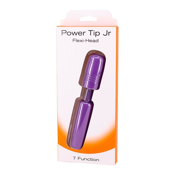 Купить фиолетовый мини-вибратор power tip jr massage wand Image