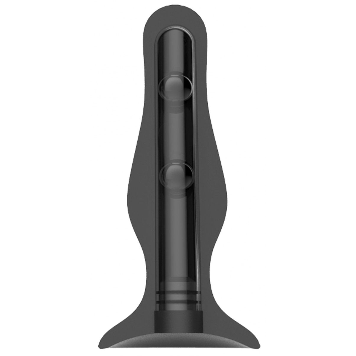 Купить черная анальная пробка self penetrating butt plug № 67 - 12,7 см. Image