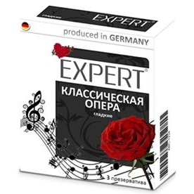 Купить гладкие презервативы expert  классическая опера  - 3 шт. Image