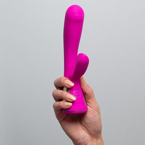 Купить розовый интерактивный вибратор kiiroo ohmibod fuse - 18 см. Image