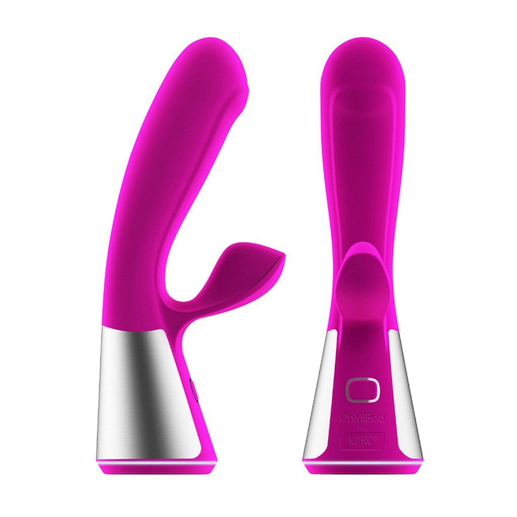 Купить розовый интерактивный вибратор kiiroo ohmibod fuse - 18 см. Image