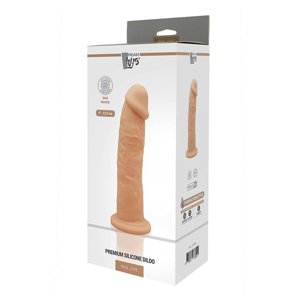 Купить телесный фаллоимитатор 9inch dildo - 22,9 см. Image