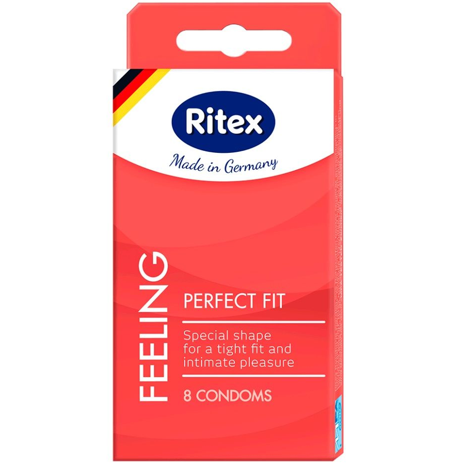 Купить презервативы анатомической формы с накопителем ritex perfect fit - 8 шт. Image