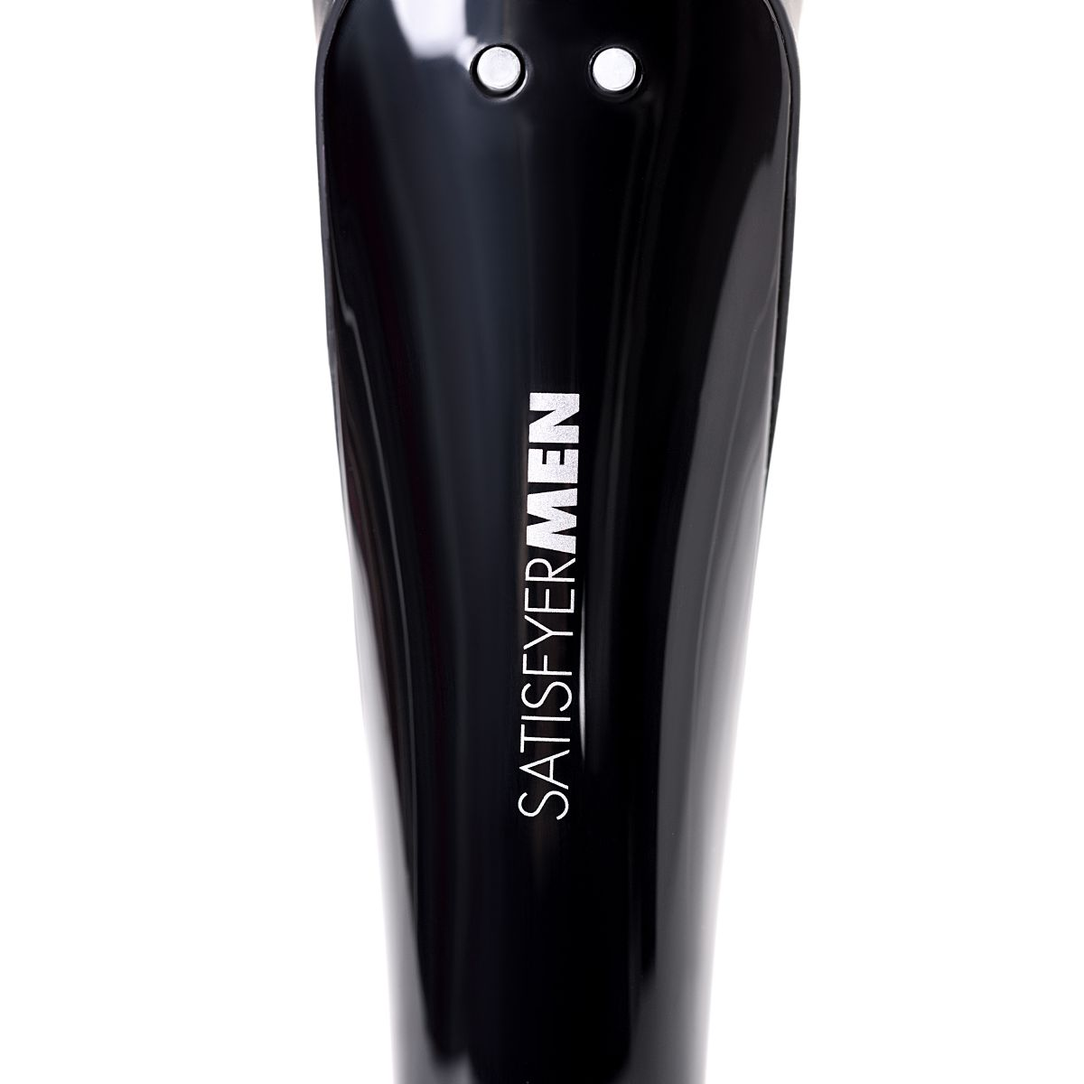 Купить чёрный нереалистичный мастурбатор с вибрацией satisfyer men wand Image