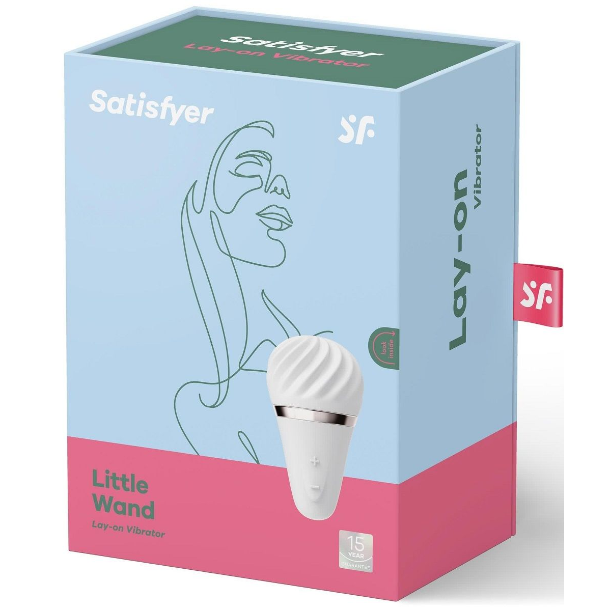 Купить белый вибромассажер satisfyer little wand Image