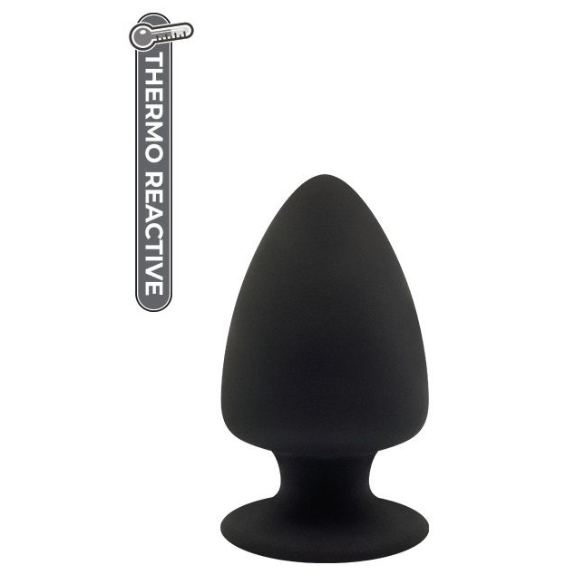 Купить черная анальная пробка premium silicone plug s - 9 см. Image