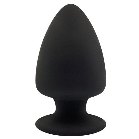 Купить черная анальная пробка premium silicone plug s - 9 см. Image