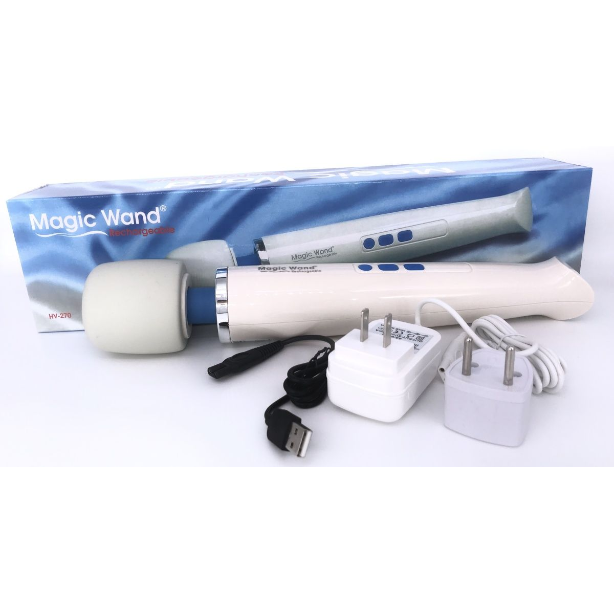 Купить беспроводной вибромассажер magic wand rechargeable Image