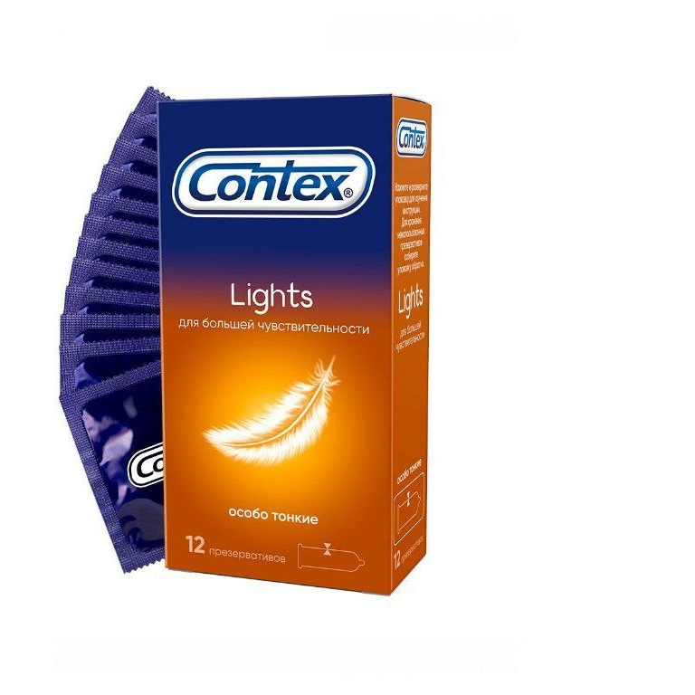 Купить особо тонкие презервативы contex lights - 12 шт. Image