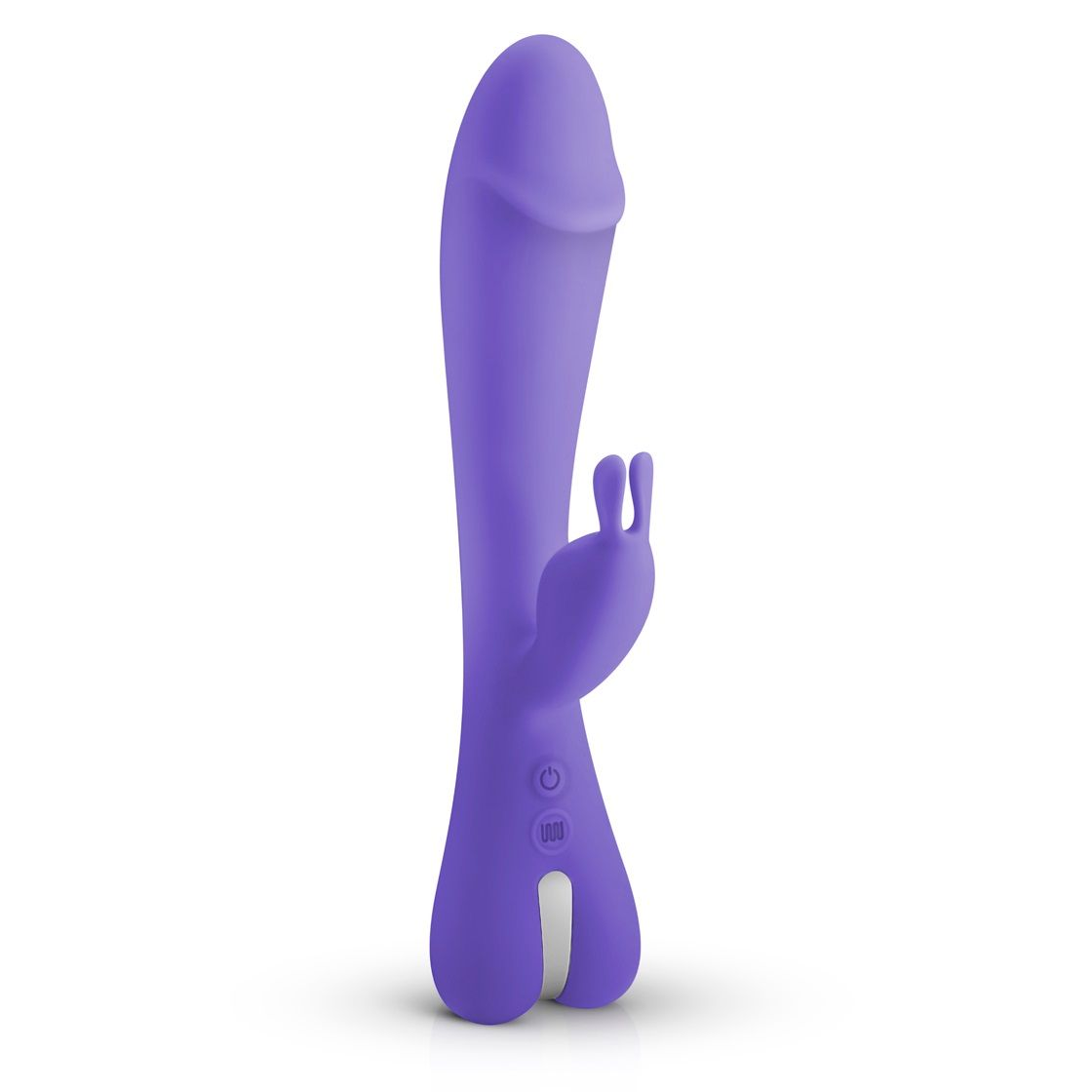 Купить фиолетовый вибратор-кролик trix rabbit vibrator - 22,5 см. Image