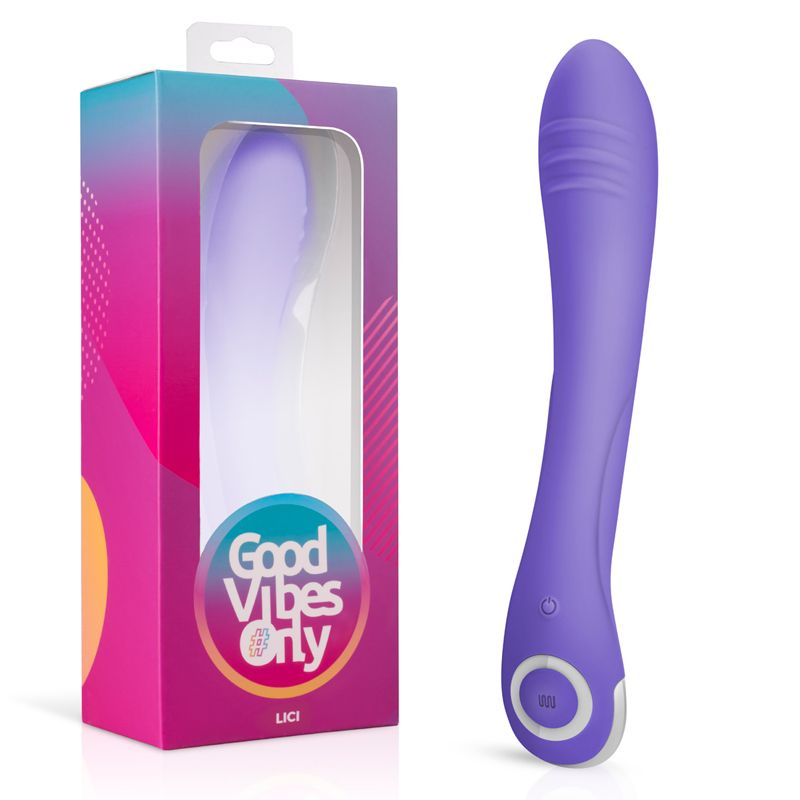 Купить фиолетовый вибратор для g-стимуляции lici g-spot vibrator - 22,5 см. Image