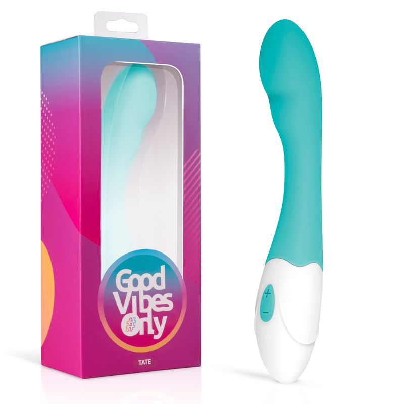 Купить зеленый вибратор для g-стимуляции tate g-spot vibrator - 20 см. Image