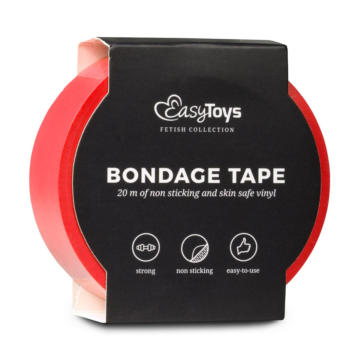 Купить красная лента для бондажа easytoys bondage tape - 20 м. Image