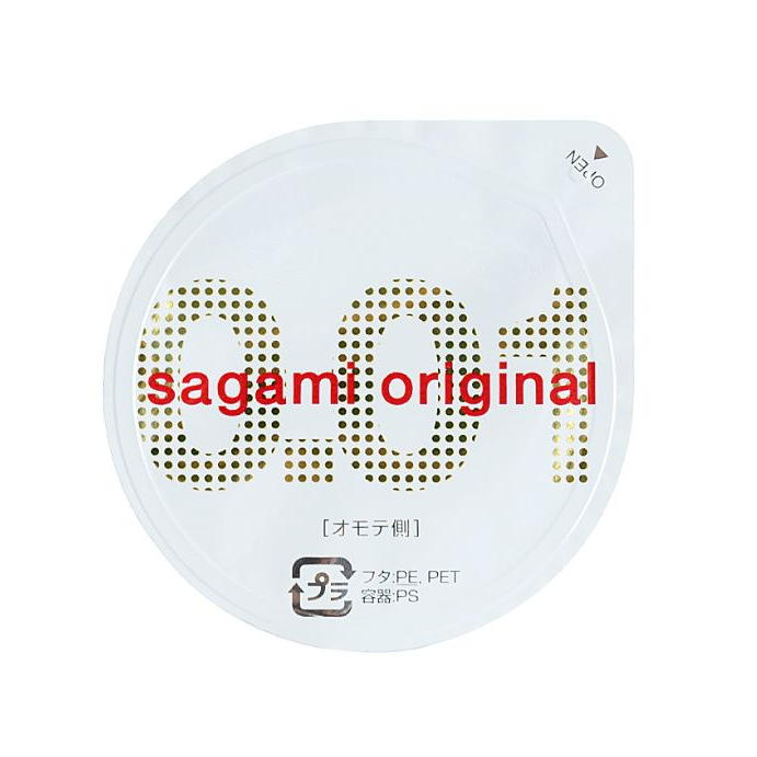 Купить супертонкий презерватив sagami original 0.01 - 1 шт. Image