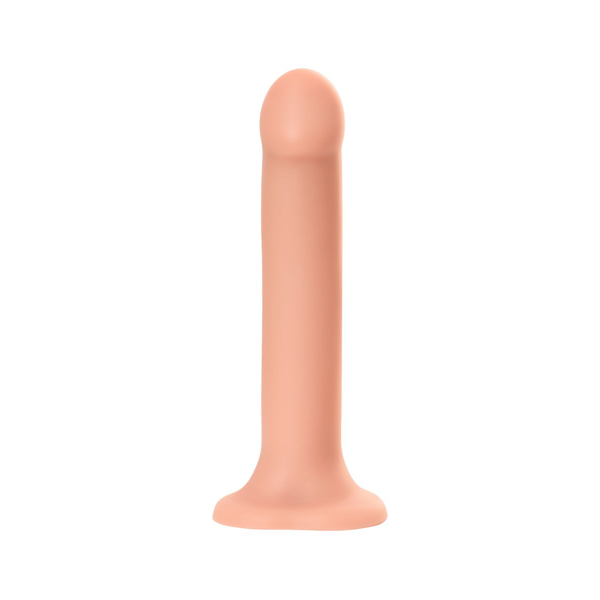 Купить телесный фаллос на присоске silicone bendable dildo xl - 20 см. Image