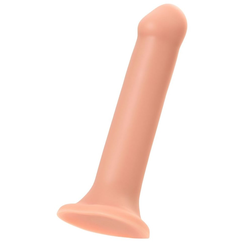 Купить телесный фаллос на присоске silicone bendable dildo xl - 20 см. Image