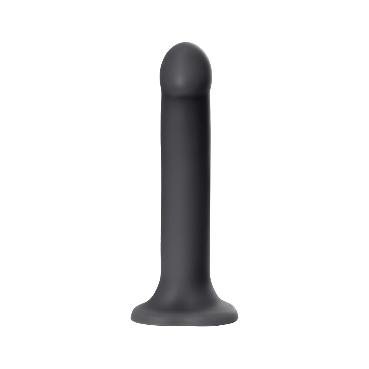 Купить черный фаллос на присоске silicone bendable dildo xl - 20 см. Image