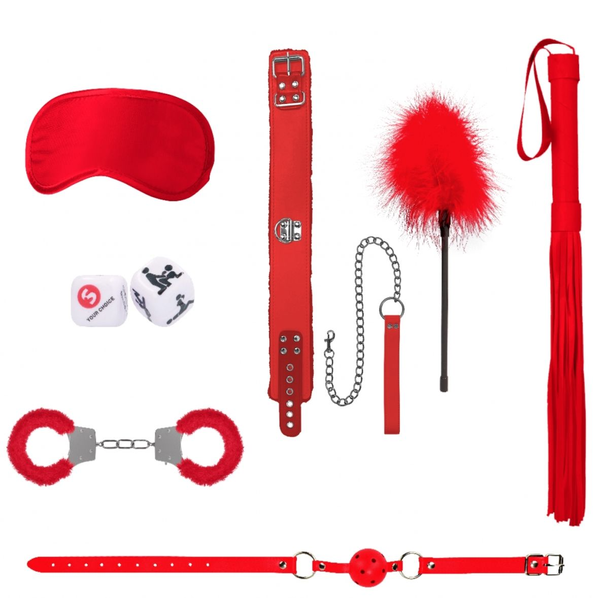 Купить красный игровой набор introductory bondage kit №6 Image