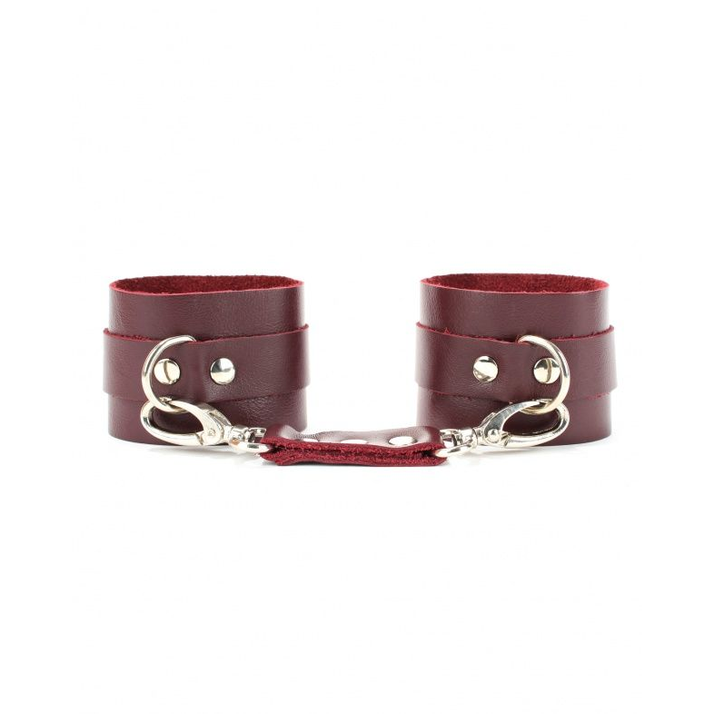 Купить бордовые наручники maroon handcuffs Image