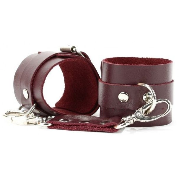 Купить бордовые наручники maroon handcuffs Image