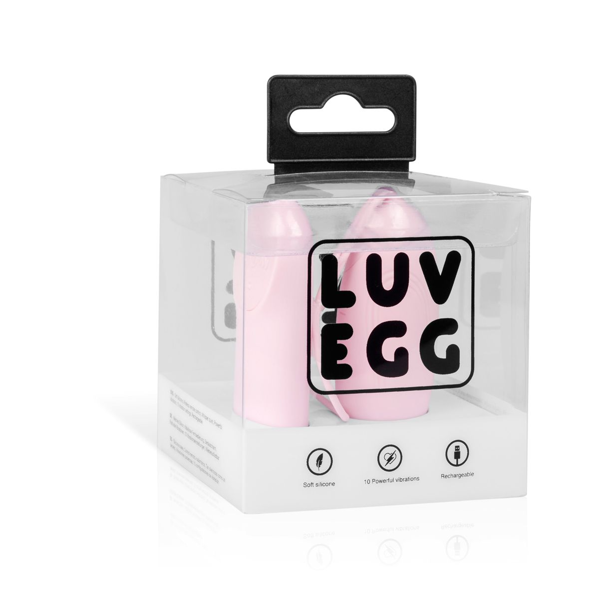 Купить нежно-розовое виброяйцо luv egg с пультом ду Image