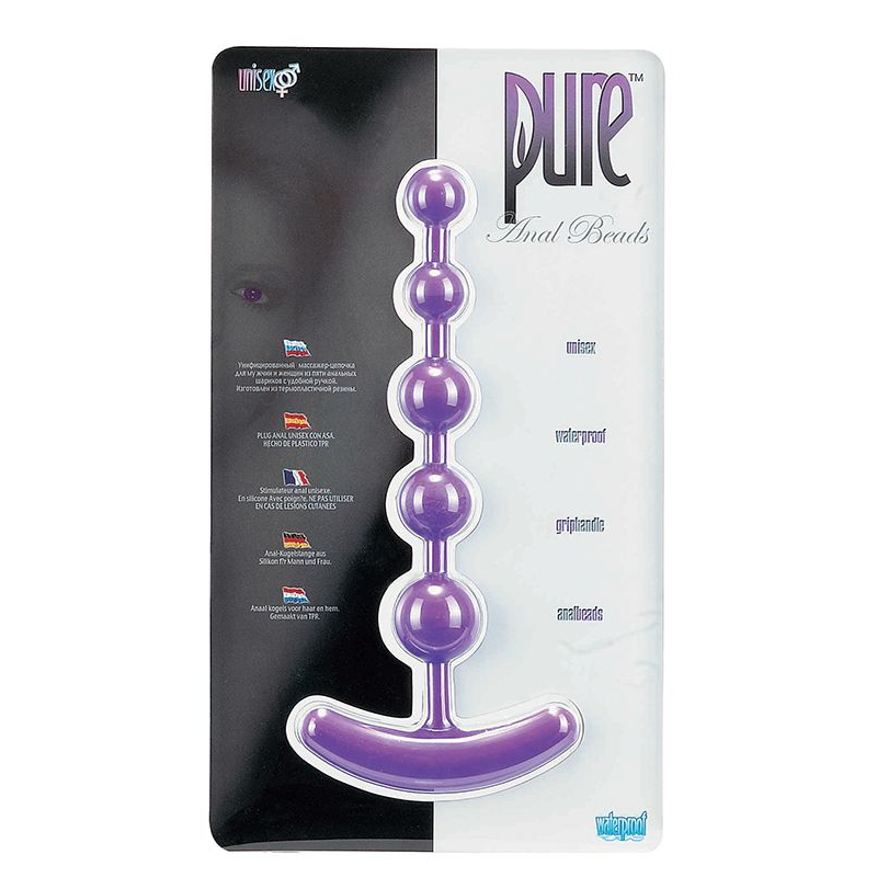 Купить анальная цепочка pure anal beads - 15,2 см. Image