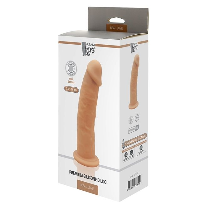 Купить телесный фаллоимитатор на присоске dildo 7.5inch - 19 см. Image