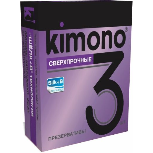 Купить сверхпрочные презервативы kimono - 3 шт. Image