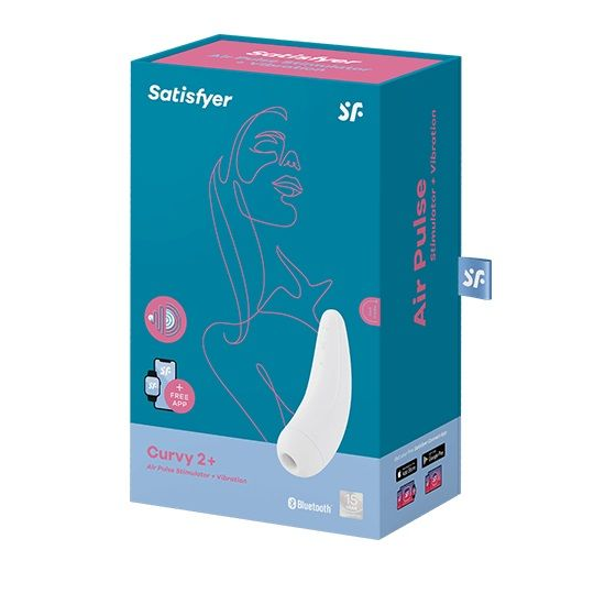 Купить белый вакуум-волновой стимулятор satisfyer curvy 2+ Image