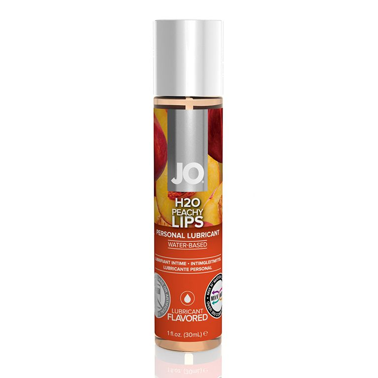 Купить лубрикант с ароматом персика jo flavored peachy lips - 30 мл. Image