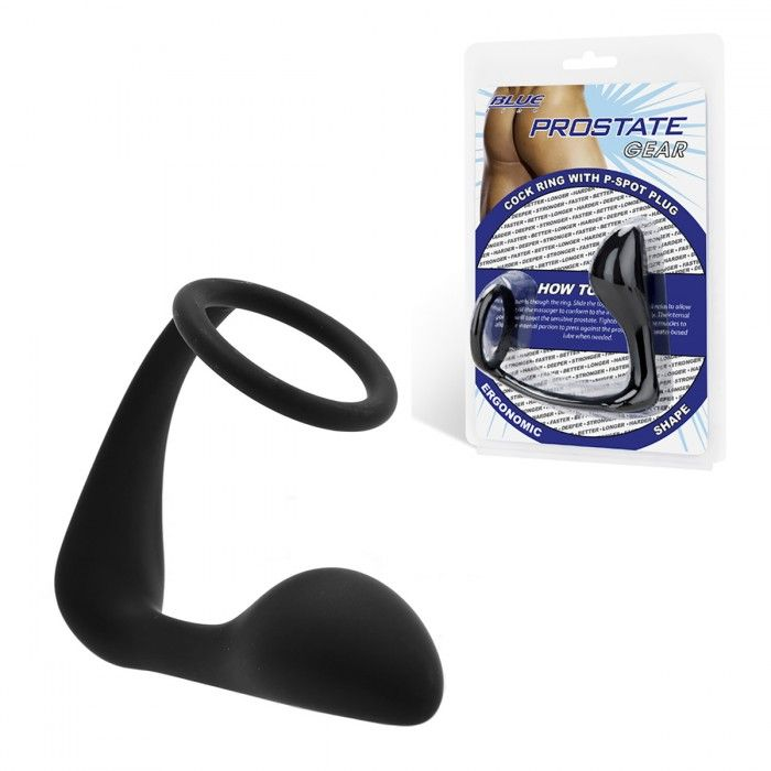 Купить стимулятор простаты с фиксацией эрекционным кольцом prostate gear Image