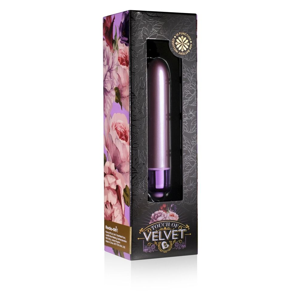 Купить сиреневый мини-вибратор touch of velvet - 10,3 см. Image