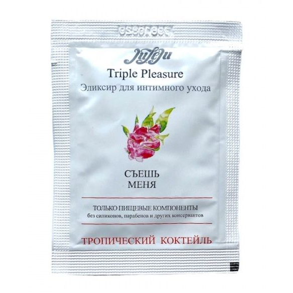 Купить эликсир для интимного ухода triple pleasure  тропический коктейль  - 3 мл. Image