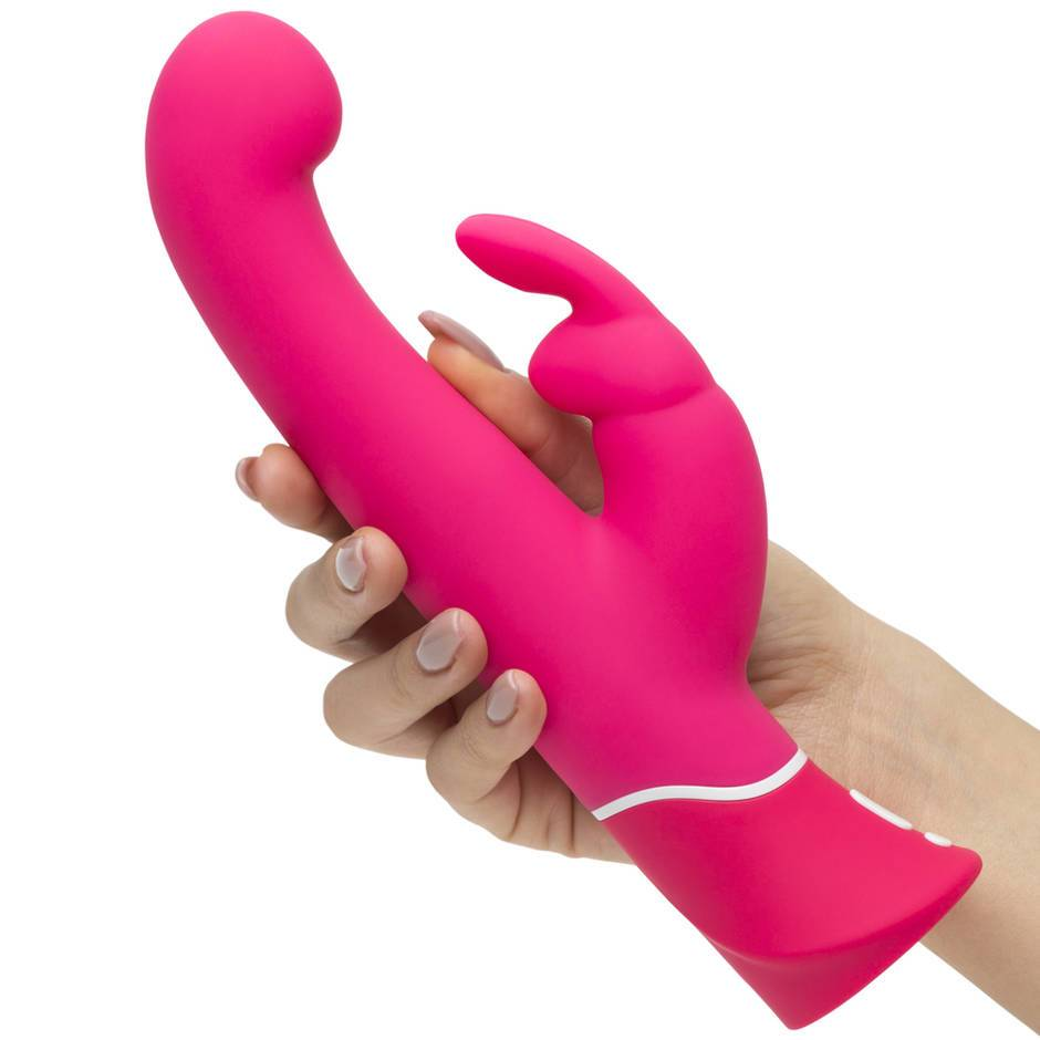 Купить розовый вибратор-кролик g-spot rechargeable rabbit vibrator - 24,1 см. Image