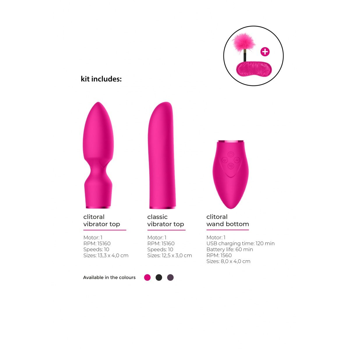 Купить розовый эротический набор pleasure kit №4 Image