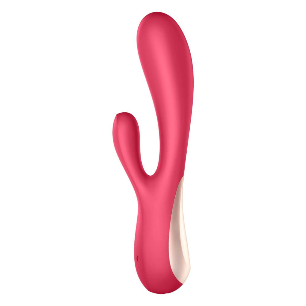 Купить красный вибратор-кролик satisfyer mono flex с управлением через приложение - 20,4 см. Image