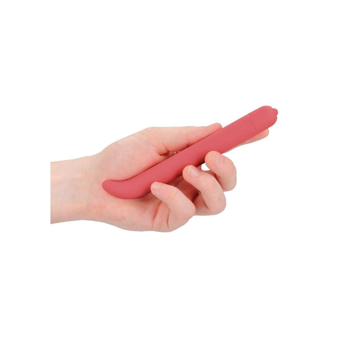 Купить розовый компактный вибростимулятор g-spot vibrator - 16 см. Image