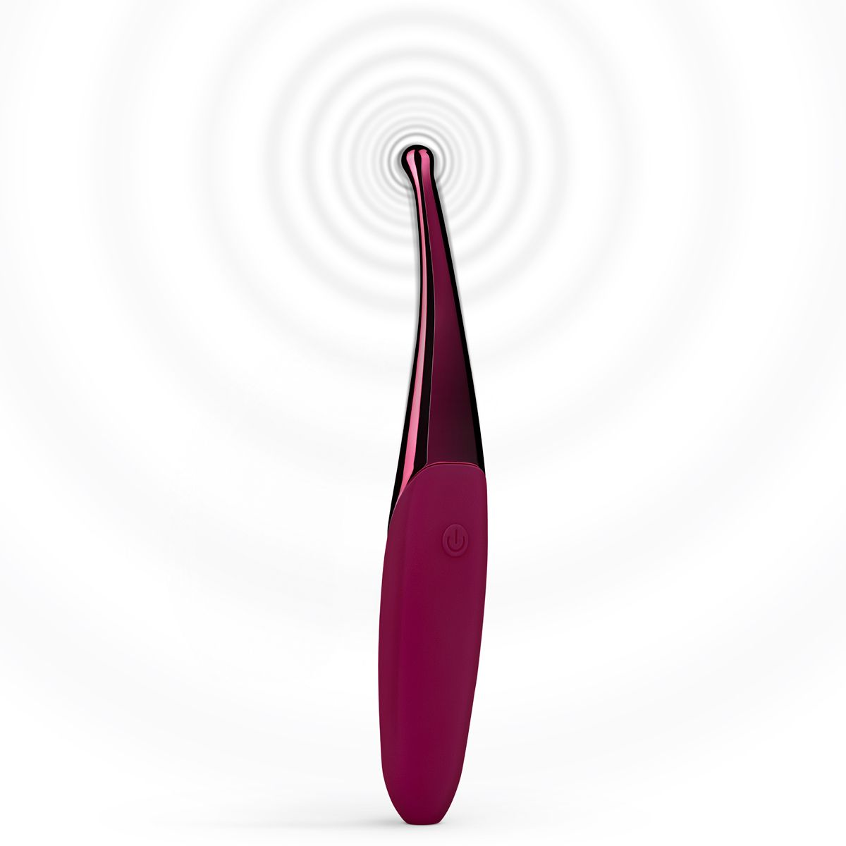 Купить фиолетовый точечный вибромассажер senzi vibrator - 14,7 см. Image