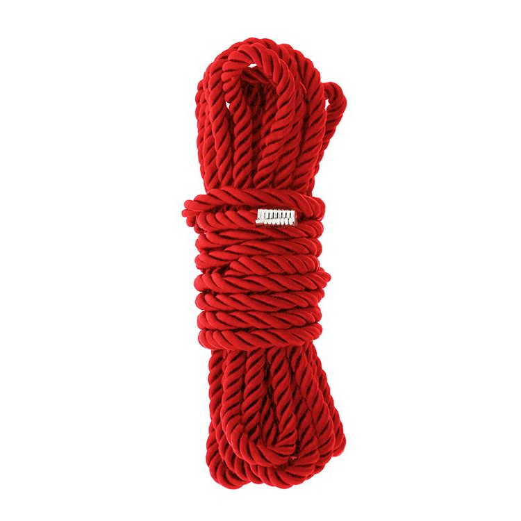 Купить красная веревка для шибари deluxe bondage rope - 5 м. Image