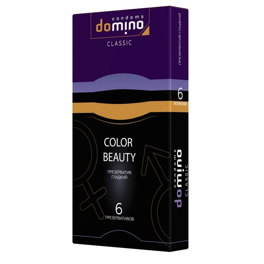 Купить разноцветные презервативы domino classic colour beauty - 6 шт. Image