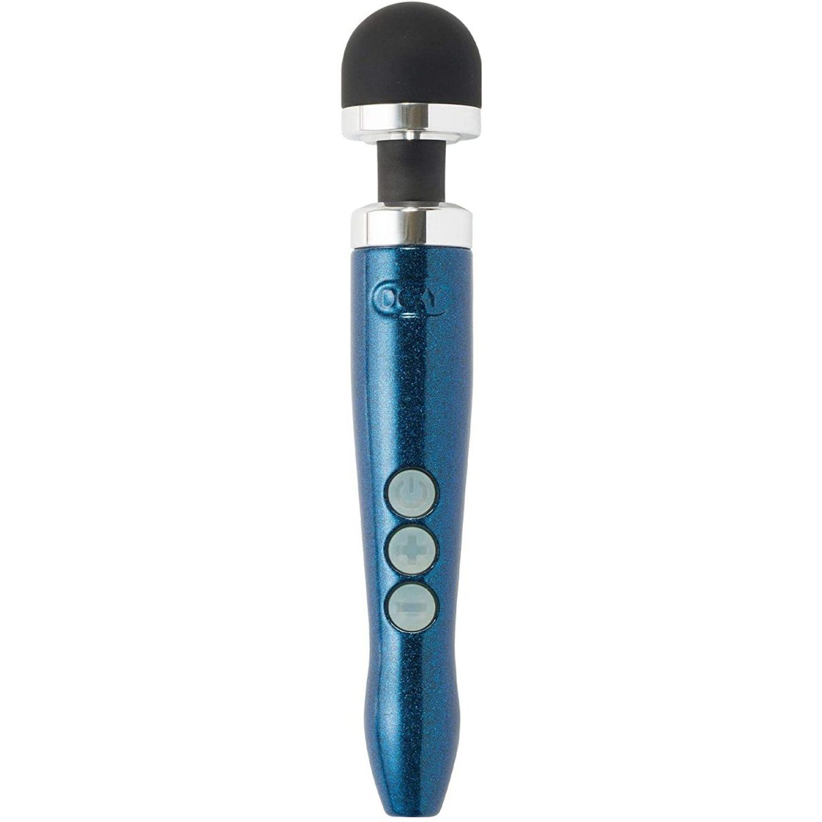 Купить синий беспроводной вибратор doxy die cast 3r rechargeable wand - 28 см. Image