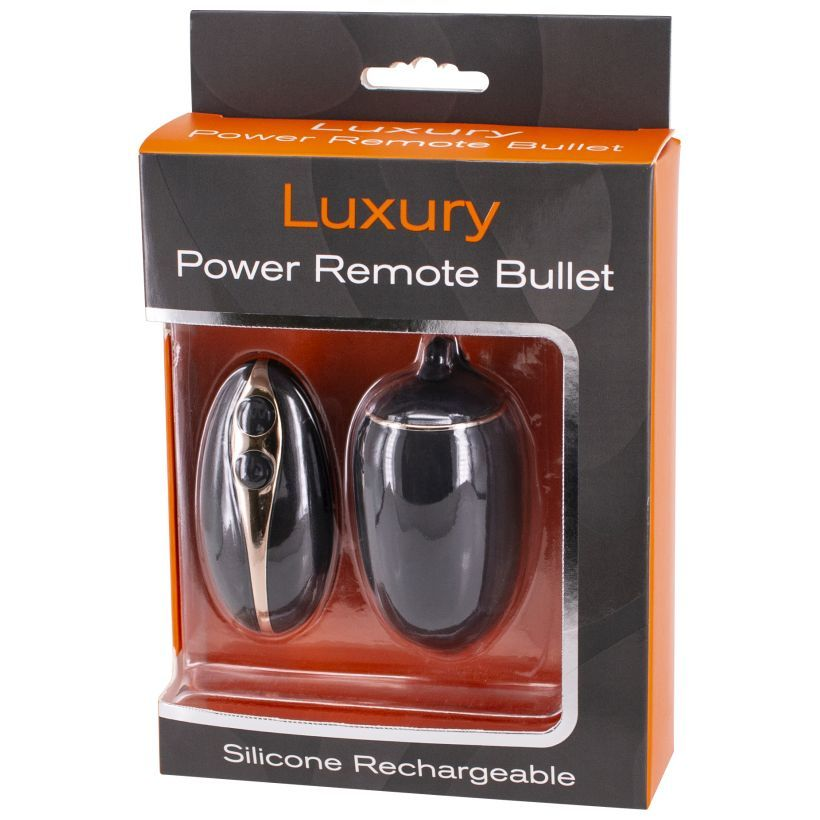 Купить черное виброяйцо с пультом ду luxury power remote bullet Image