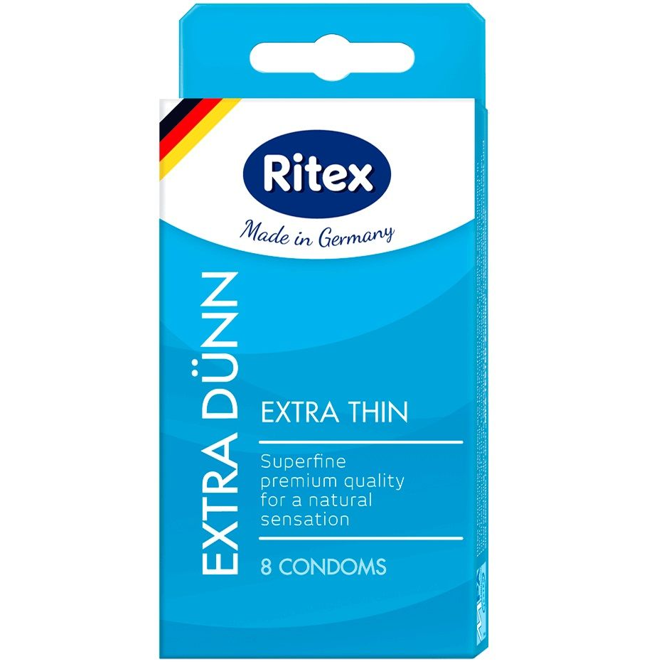 Купить ультратонкие презервативы ritex extra dunn - 8 шт. Image