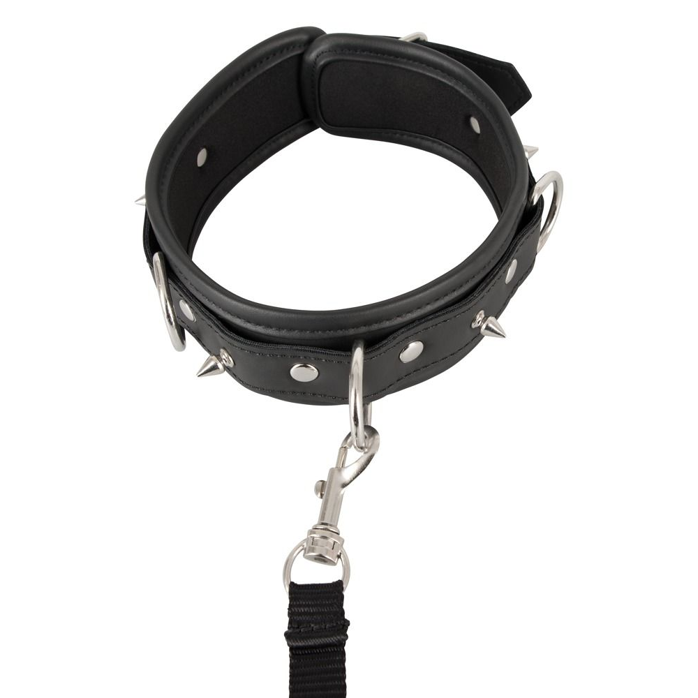 Купить черный ошейник collar and leash с поводком Image