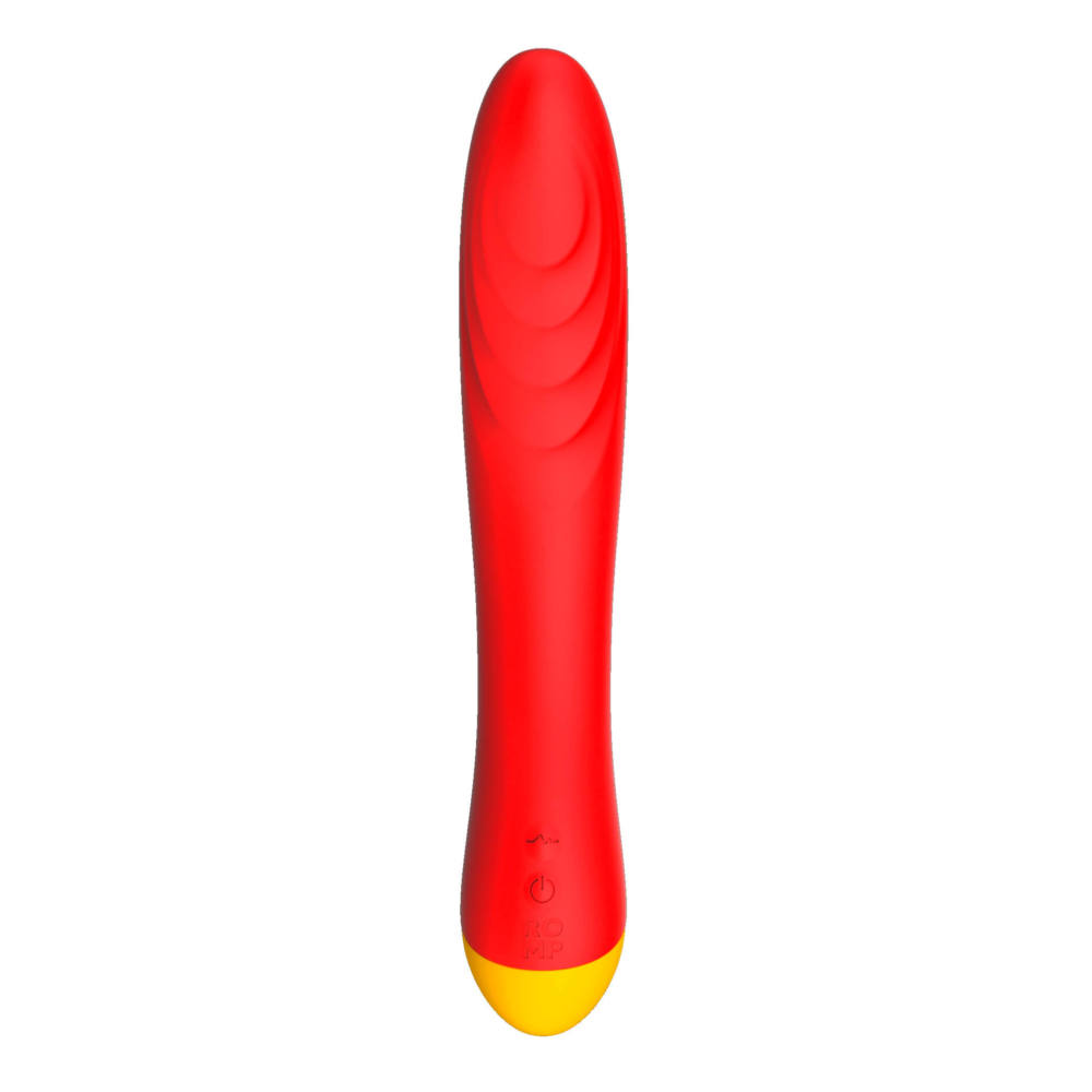 Купить красный изогнутый вибромассажер romp hype g-spot - 21 см. Image